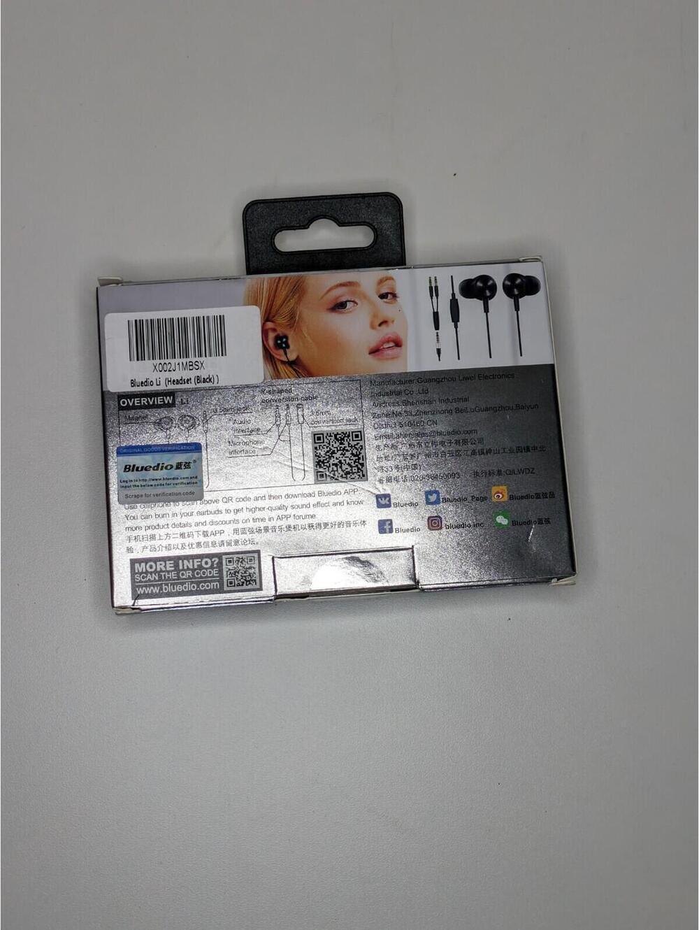 Bluedio Li Pro Wired Earphone HIFI Stereo Mic Headset 7.1 Virtual Sound - Picture 2 of 3